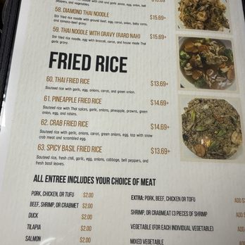 Diamond Thai - Menu - Thai Near Me - Sioux City, Iowa