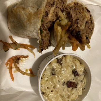 Transmission Arcade - Bahn Mi with Five Spice Pork. Small Side of Mac n' Cheese with housemade bacon. - Arcades Near Me - Columbia, South Carolina
