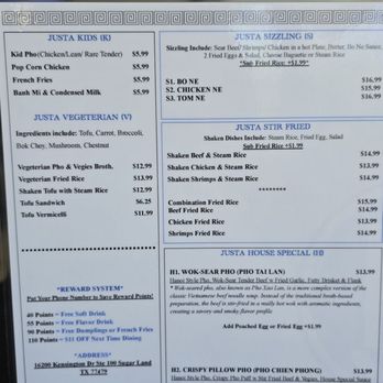 Justa Pho Unique & Authentic - Vietnamese Near Me - Sugar Land, Texas