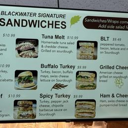 Sandwich menu Sandwich menu