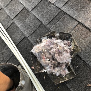 Aaron's Dryer Vent Cleaning - We clean from the roof jack to the dryer and viceversa making sure your vent pipe gets 100% cleaned - Air Duct Cleaning Near Me