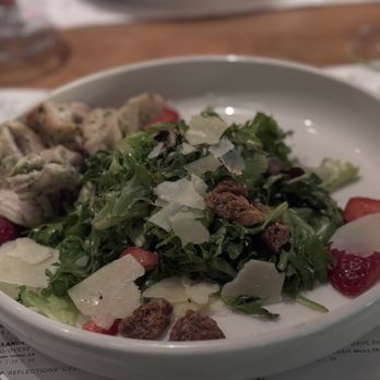 Sixty Vines - House salad with chicken - New American Near Me - Austin, Texas