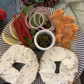 Just Bob. - Everything with chive and lox- such an awesome spread! Soooo fresh - Cafes Near Me - Portland, Oregon Just Bob. - Everything with chive and lox- such an awesome spread! Soooo fresh - Cafes Near Me - Portland, Oregon