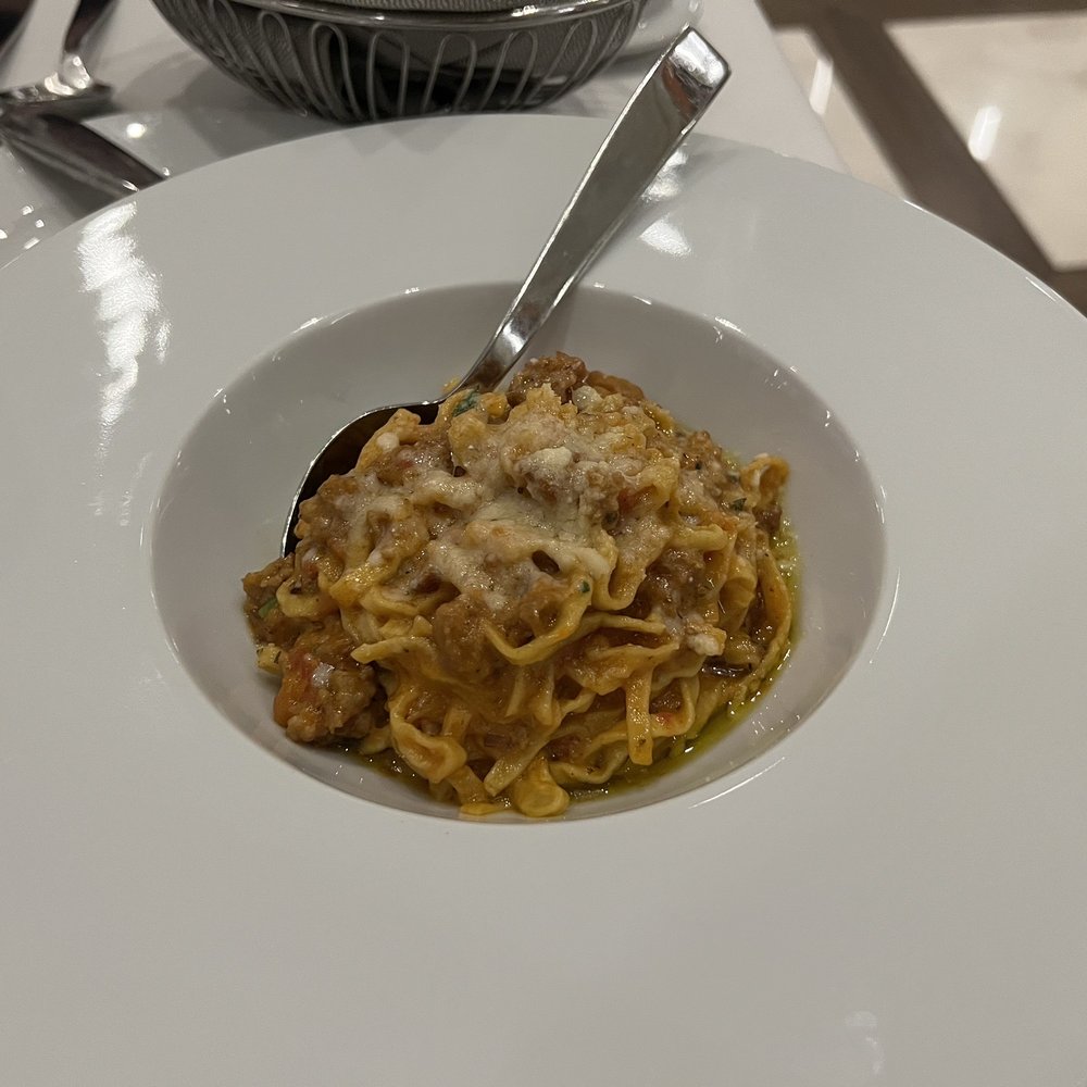 Bacchus - A Bartolotta Restaurant - Homemade pasta Bolognese - New American Near Me - Milwaukee, Wisconsin