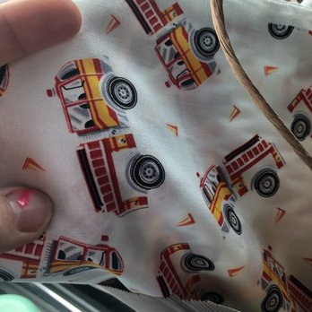 Blue Willow Mercantile - Fire truck print love it - Fabric Stores Near Me - St Charles, Illinois