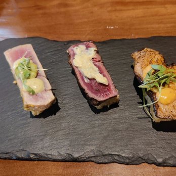 Space Cowboy - Torched Crispy Rice Trio - Cocktail Bars Near Me - Austin, Texas