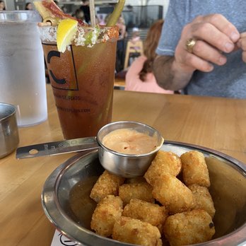 Industry - Tots app and Bloody Mary - New American Near Me - San Marcos, Texas Industry - Tots app and Bloody Mary - New American Near Me - San Marcos, Texas