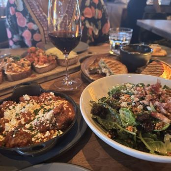 Postino East - MEATBALLS & GOAT CHEESE OMG GRILLED CHEESE BRUSCHETTA ( CHOOSE 4 ) BRUSSELS SPROUTS SALAD - Wine Bars Near Me - Gilbert, Arizona Postino East - MEATBALLS & GOAT CHEESE OMG GRILLED CHEESE BRUSCHETTA ( CHOOSE 4 ) BRUSSELS SPROUTS SALAD - Wine Bars Near Me - Gilbert, Arizona