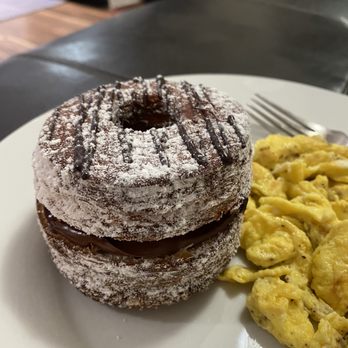 Friendly Donuts - My Strawberry Banana Nutella Dossant - Donuts Near Me - Orange, California Friendly Donuts - My Strawberry Banana Nutella Dossant - Donuts Near Me - Orange, California