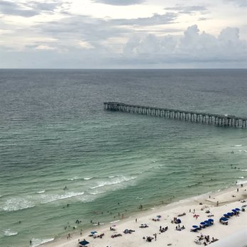Sterling Reef Condominiums - View from balcony in condo 1703 - Resorts Near Me - Panama City Beach, Florida