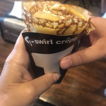 T-Swirl Crepe - Caramel Fuji Apple Crepe - Creperies Near Me - Flushing, New York T-Swirl Crepe - Caramel Fuji Apple Crepe - Creperies Near Me - Flushing, New York