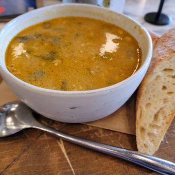 Mediterra Cafe - Salmon chowder! - Cafes Near Me - Pittsburgh, Pennsylvania