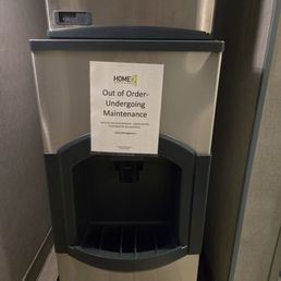 Broken ice machine