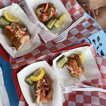 La La Lobster - Cape May - Lobster La La Roll with Chips & a Pickle - Seafood Near Me - Cape May, New Jersey La La Lobster - Cape May - Lobster La La Roll with Chips & a Pickle - Seafood Near Me - Cape May, New Jersey