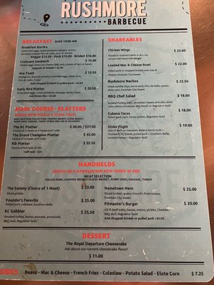 Menu photo 3 Meat Rushmore Barbecue Kansas City, MO Menu photo 3 Meat Rushmore Barbecue Kansas City, MO