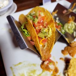 Plaza Agave - Hard bean taco