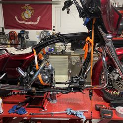 Baldwin Cycle - 2007 Street Glide motor rebuild due to excessive runout on pinion shaft.