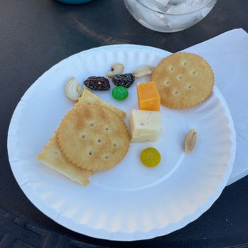 Serenity Yacht Charters - My dish of cheese and crackers with some trail mix - Boat Charters Near Me - Pompano Beach, Florida Serenity Yacht Charters - My dish of cheese and crackers with some trail mix - Boat Charters Near Me - Pompano Beach, Florida