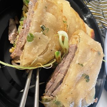 Kungfu Kitchen - Steak Scallion Pancake with beef - Chinese Near Me - Alexandria, Virginia Kungfu Kitchen - Steak Scallion Pancake with beef - Chinese Near Me - Alexandria, Virginia