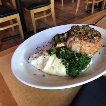 Shells and Sauce - Pork chop with brocolinni and mashed potatoes - Italian Near Me - Denver, Colorado Shells and Sauce - Pork chop with brocolinni and mashed potatoes - Italian Near Me - Denver, Colorado