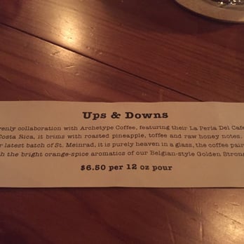 Scriptown Brewing Company - New tap selection: Ups and Downs - Breweries Near Me - Omaha, Nebraska Scriptown Brewing Company - New tap selection: Ups and Downs - Breweries Near Me - Omaha, Nebraska