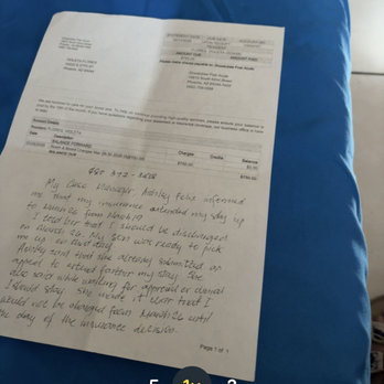Ahwatukee Post Acute - The bill that charged me $750 - Skilled Nursing Near Me - Phoenix, Arizona