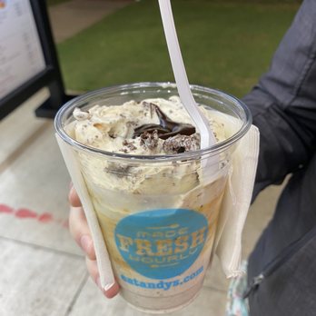 Andy's Frozen Custard - James brownie - Ice Cream & Frozen Yogurt Near Me - Waco, Texas Andy's Frozen Custard - James brownie - Ice Cream & Frozen Yogurt Near Me - Waco, Texas