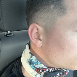 The Rivera Barber Co - Medium high fade next day after a shower and full night sleep.