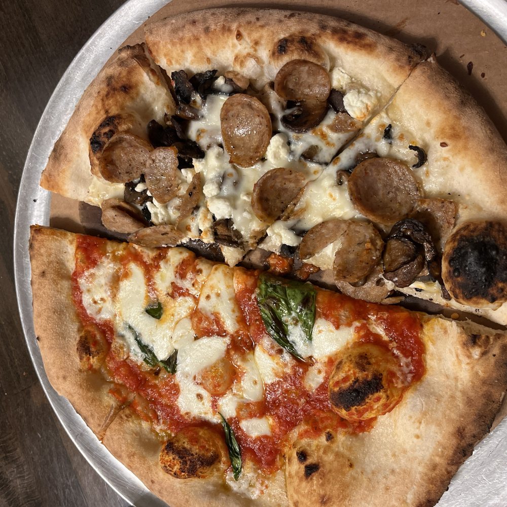 Firefly Pizza - margarita pizza and fungi pizza - Pizza Near Me - Grand Lake, Colorado Firefly Pizza - margarita pizza and fungi pizza - Pizza Near Me - Grand Lake, Colorado