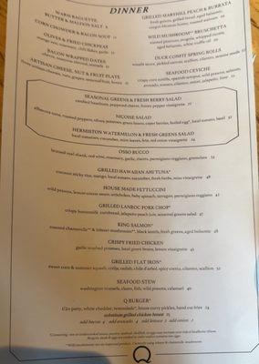Menu photo 4 Q Restaurant & Bar Portland, OR
