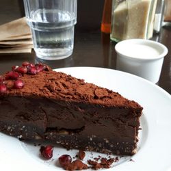 Quay Co - Op Vegetatrian Restaurant - Avocado Chocolate Torte