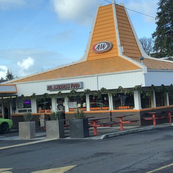 A&W Restaurant - Love this old style - Fast Food Near Me - Sweet Home, Oregon