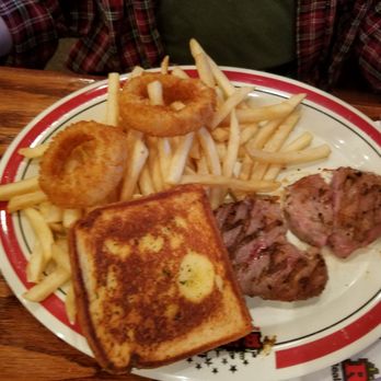 Rib City - Sirloin Plate (Note: they don't put ANY spices or sauce on the meat.) - American Near Me - Fort Myers, Florida