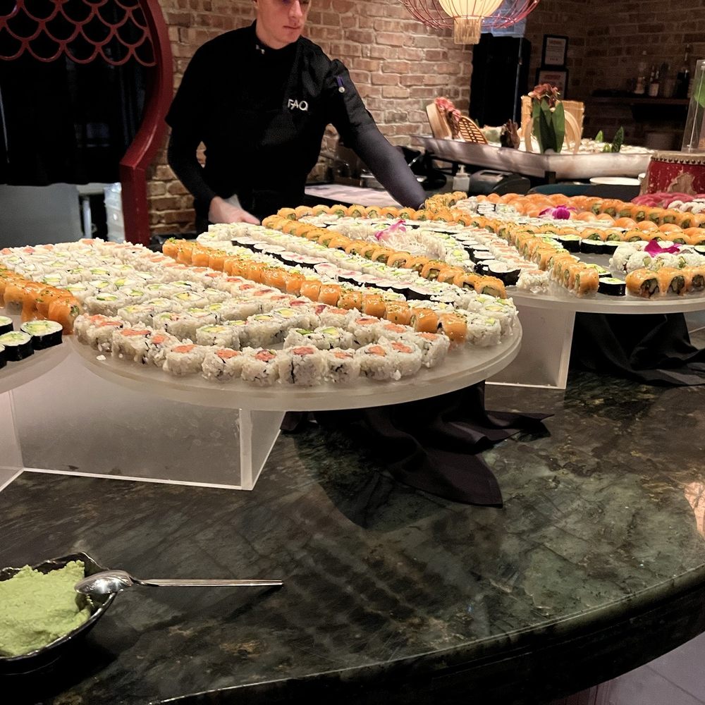TAO Chicago Restaurant - Sushi display - Pan Asian Near Me - Chicago, Illinois