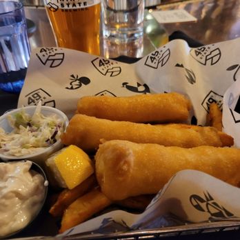 49th State Brewing - Anchorage - Halibut and chips - Breweries Near Me - Anchorage, Alaska 49th State Brewing - Anchorage - Halibut and chips - Breweries Near Me - Anchorage, Alaska