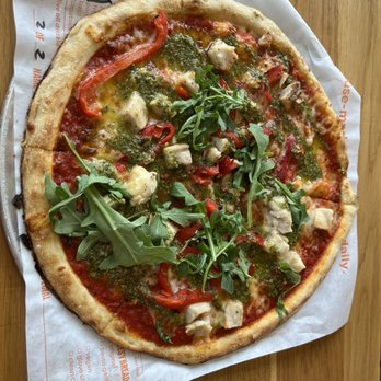 Blaze Pizza - Green Stripe (11-inch) - Pizza Near Me - Fresh Meadows, New York Blaze Pizza - Green Stripe (11-inch) - Pizza Near Me - Fresh Meadows, New York