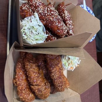 Calvin's Korean Hot Chicken - Lvl 1 and 2 - Chicken Wings Near Me - La Jolla, California