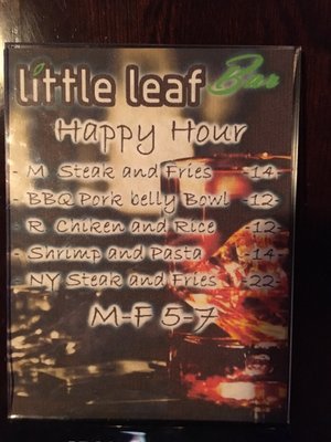 Menu photo 7 Little Leaf Bar Fresno, CA Menu photo 7 Little Leaf Bar Fresno, CA