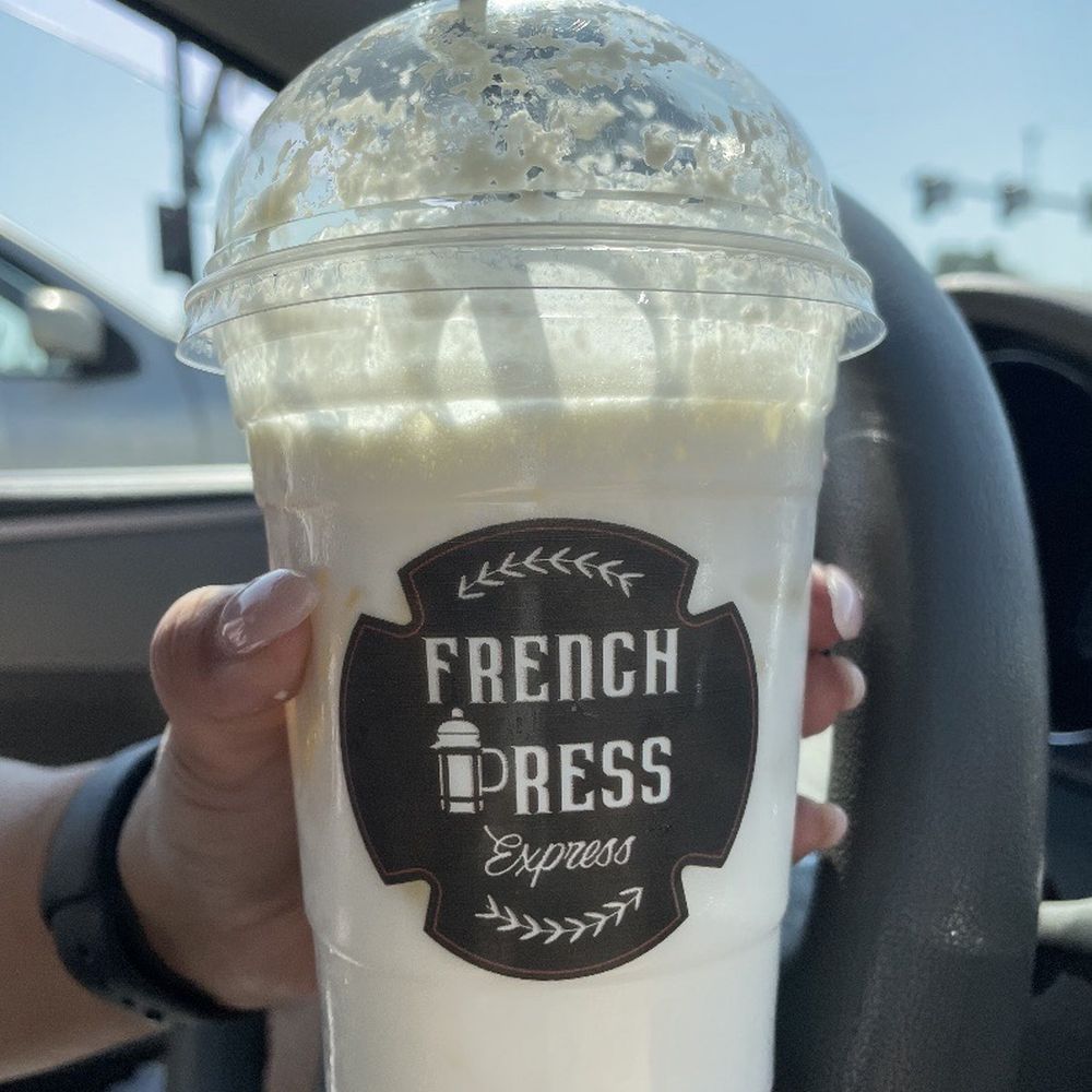 French Press Express - Pina Colda Italian Soda w/cream - Coffee & Tea Near Me - Meridian, Idaho