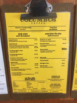 Menu photo 1 Columbus Coffee Newtown, WGN