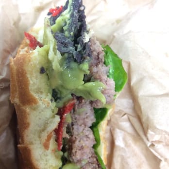 Grounded in St. Louis - Baja Burger: overcooked, dry meat sandwiched by a shitty bun - Burgers Near Me - Saint Louis, Missouri