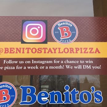 Benitos Pizza - Follow us on insta! - Pizza Near Me - Taylor, Michigan