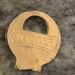 Green Valley Lock - He was able to cut a key from this.  He is amazing.