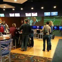 Bowlocity Entertainment Center - Suite bowling lanes. Bar on left (not pictured)