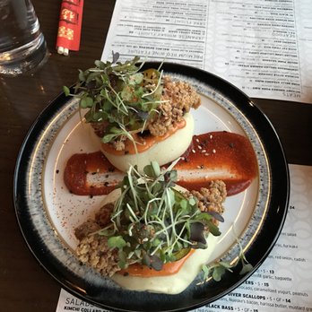 Juju - Fried Chicken Steamed Buns!!! - Tapas/Small Plates Near Me - Durham, North Carolina Juju - Fried Chicken Steamed Buns!!! - Tapas/Small Plates Near Me - Durham, North Carolina