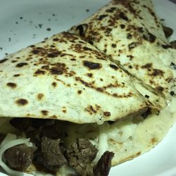 Los Corias Taco Truck - Carne Asada quesadilla $4