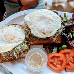 French Riviera Bakery Cafe - Avocado toast + salad