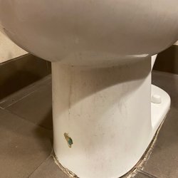 Pilot Travel Center - Dirty toilet.