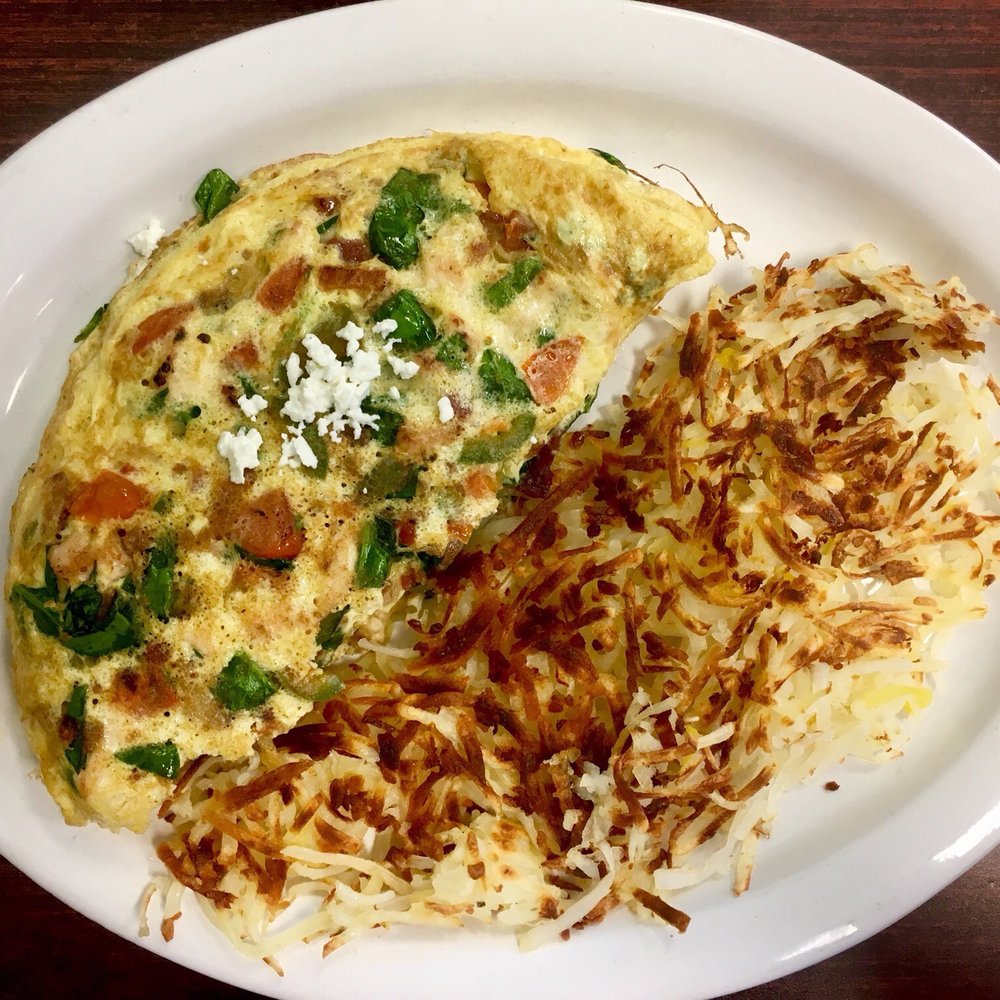 Landmark Grill - Palmerosa Omelet with extra crispy hash browns - Breakfast & Brunch Near Me - Midvale, Utah Landmark Grill - Palmerosa Omelet with extra crispy hash browns - Breakfast & Brunch Near Me - Midvale, Utah