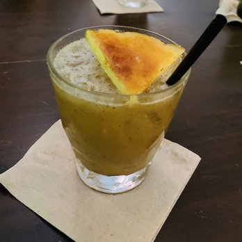 Hugo's Invitados - Pineapple brûlée drink. Can't remember the name - Seafood Near Me - Irving, Texas